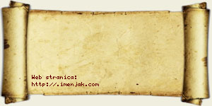 Isak Miljojković vizit kartica